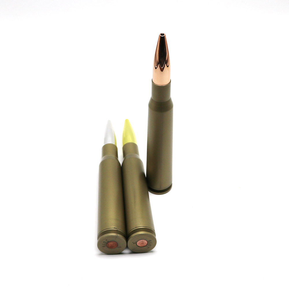 Creative bullet shape ballpoint pen simulation bullet weapon advertising pen student toy twist twist ball pen