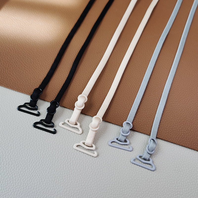 Elastic strap underwear thin shoulder strap non-slip invisible beauty back seamless strap bra cross shoulder strap 0.5MM neck strap