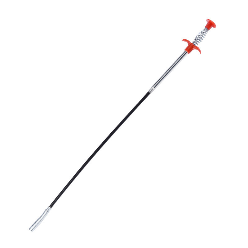 Sewer Dredging Artifact with Grab Hook Steel Wire Pipe Cleaner Four Claw Bending Garbage Hair Dredging Artifact