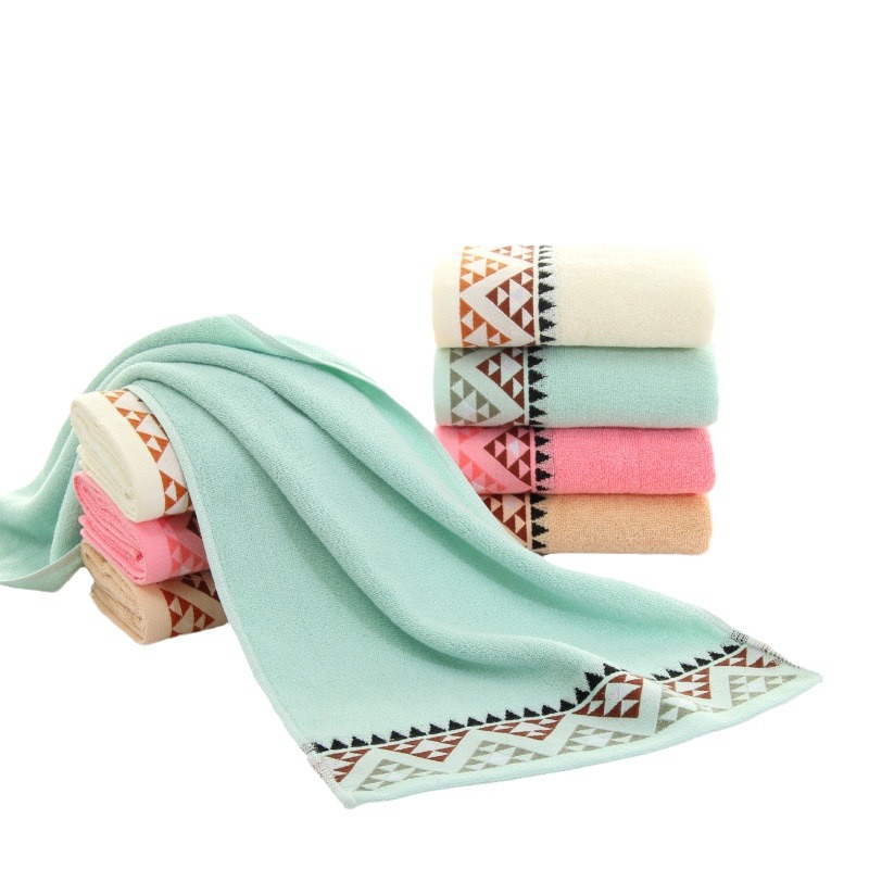 Gaoyang factory wholesale 32-strand cotton triangle towel Hotel Hotel Hotel gift towel thickened soft absorbent