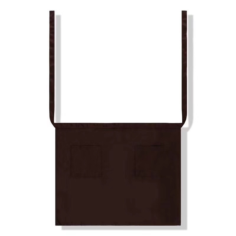 Spot supply polyester cotton half apron chef waiter half short apron restaurant worker small waist