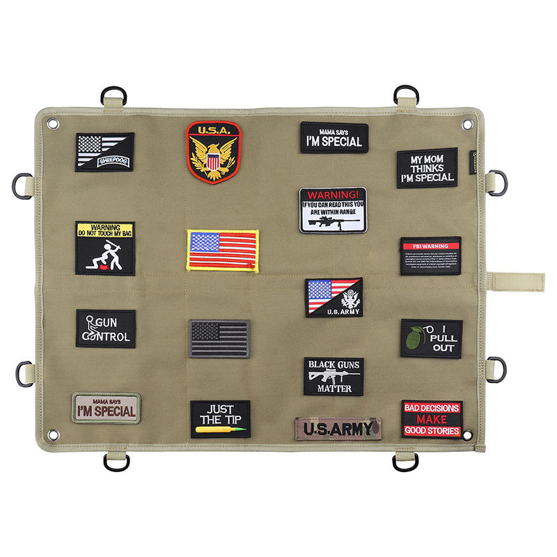 Amazon Cross-border New Camouflage Outdoor Tactical Army Fan Medal of Honor Display Badge Armband Storage Velcro