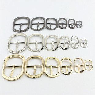 Luggage hardware accessories 6-point Japanese pin buckle Japanese belt buckle bag belt adjustment buckle shoe buckle belt buckle