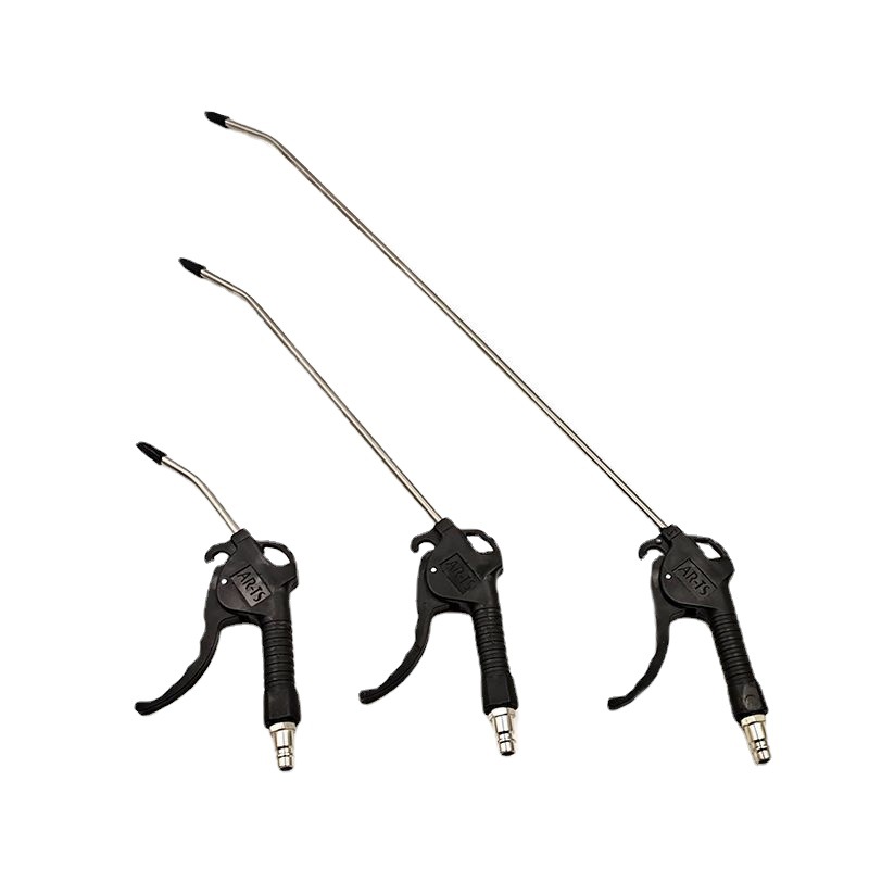 in stock supply black handle copper wire plastic dust blowing gun lengthened pneumatic with connector soot blowing gun air volume