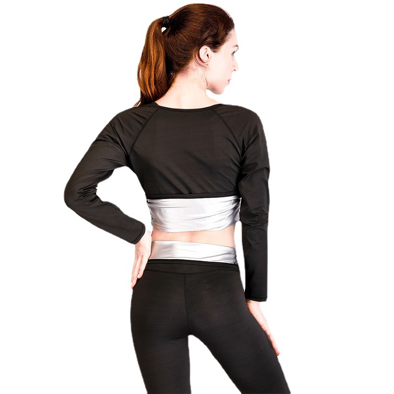 Sweat Suit Women's Summer Top Large Size Sweat Suit Slimming Exercise Yoga Fitness Sweat Sweat Suit