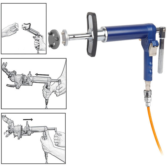 24-piece pneumatic brake cylinder return tool adjustment piston ejector reset brake pad replacement disassembly