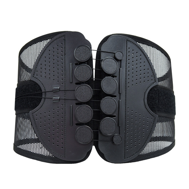 Cross-border lumbar support belt adjustable waist breathable mesh pulley drawstring waist support factory wholesale
