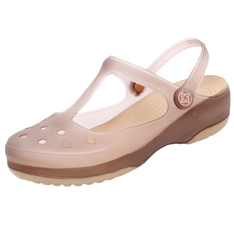 Veblen洞靴女性サンダル夏の新型外はスリッパを履いています。|undefined