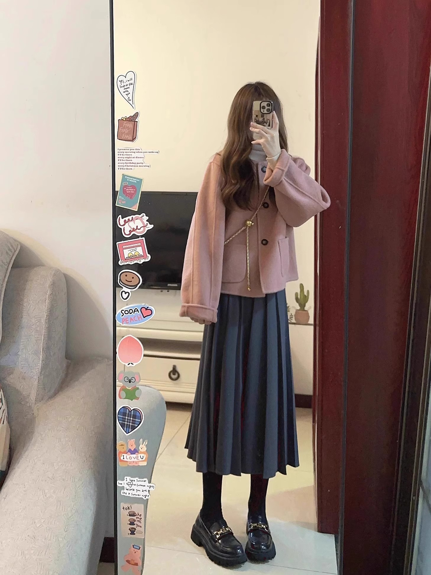 2024 autumn and winter New  style short coat women's unique super nice high-end sense small Korean style popular Woolen_voghion.com