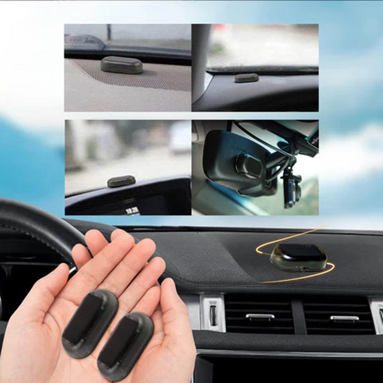 Interference with anti-freeze device Car window glass winter snow and ice cover interference with anti-freeze and snow device_voghion.com