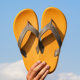 Ludadi Flip-Flops Men's Summer Non-slip Outdoor Wear Sandals Flip-flops Wear-resistant Black Rubber Beach Shoes Trendy