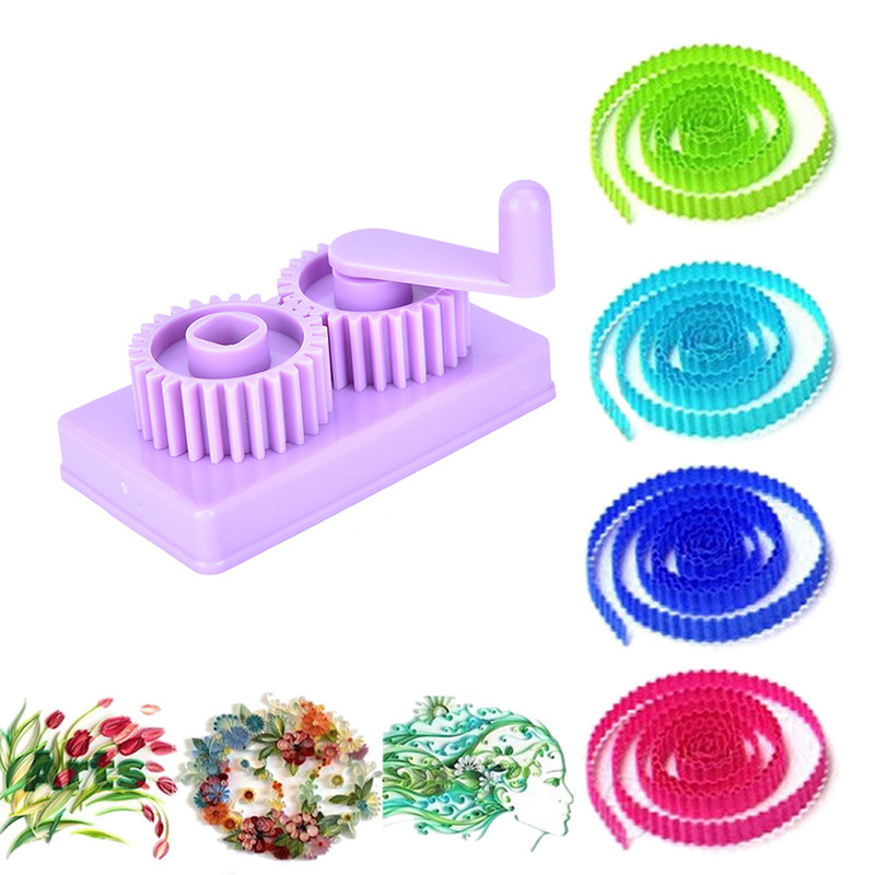 Paper wave shaper corrugated roll paper machine handmade tool material package corrugated paper handmade flower material
