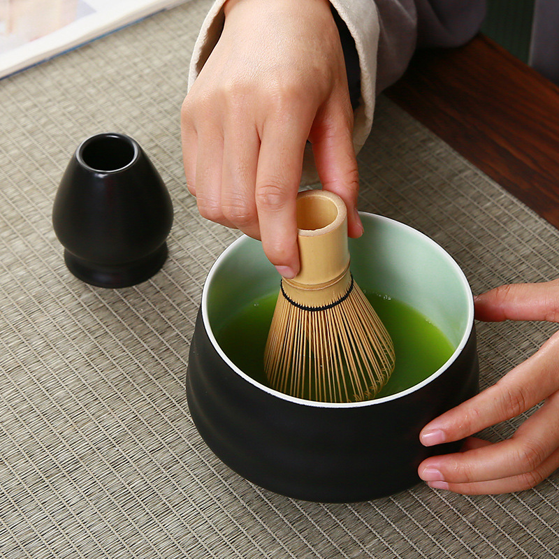 Matcha Bowl Japanese Ceramic Matcha Tea Zen Tea Set Tea Bamboo Matcha Brush Baiben Li Song Dynasty Tea Ceremony