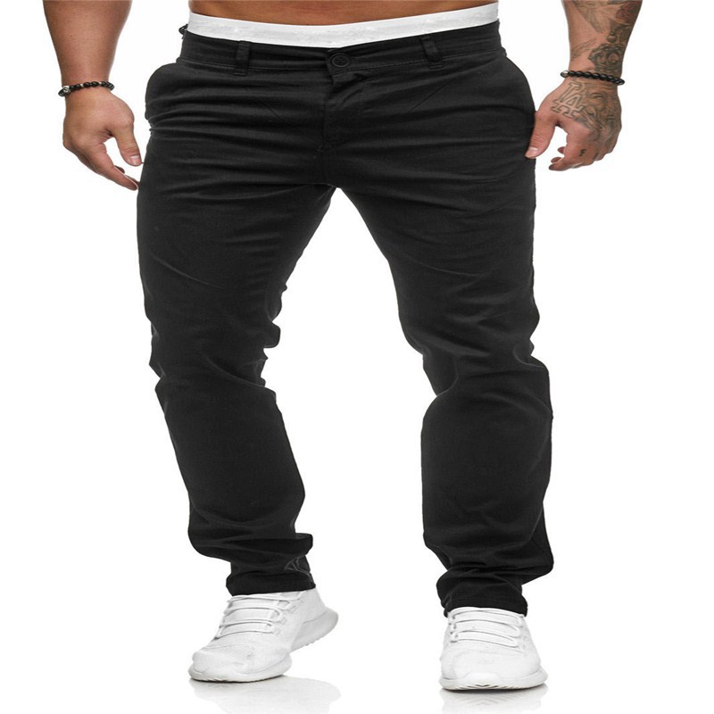 2023 Spring and Autumn Men's Jogging Pants Casual Pants Cotton Caution Pants Hong Kong Tide Harlan Youth Ankle Pants Men