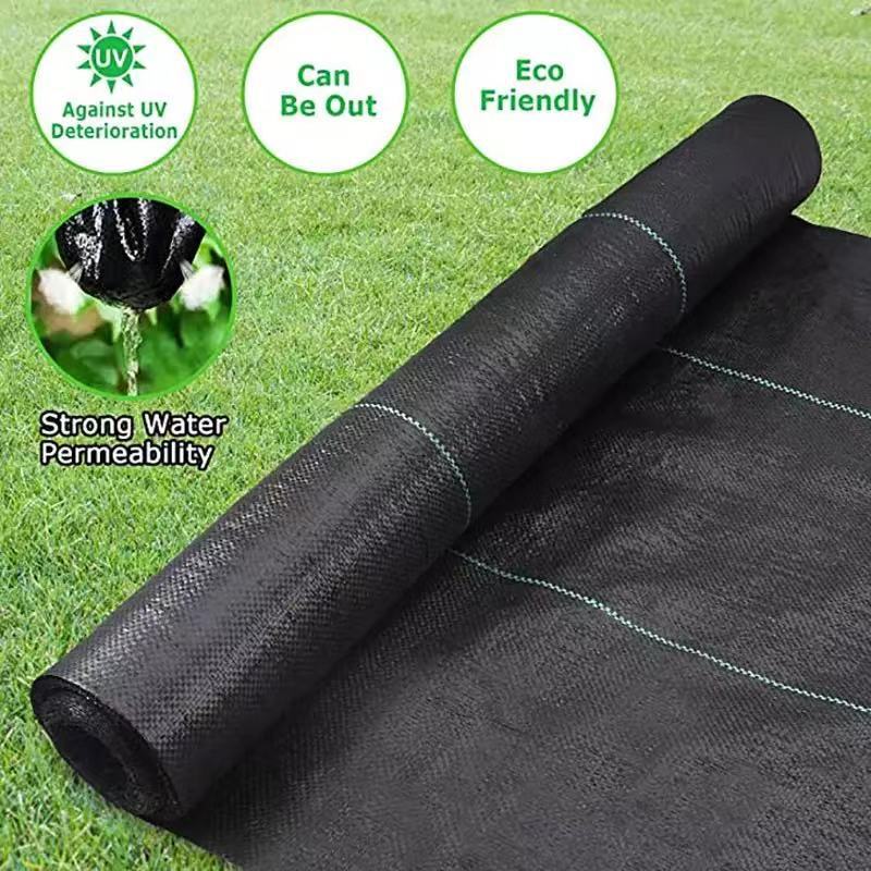Cross-Border black anti-grass cloth anti-grass cloth Orchard agricultural weeding PE anti-grass cloth