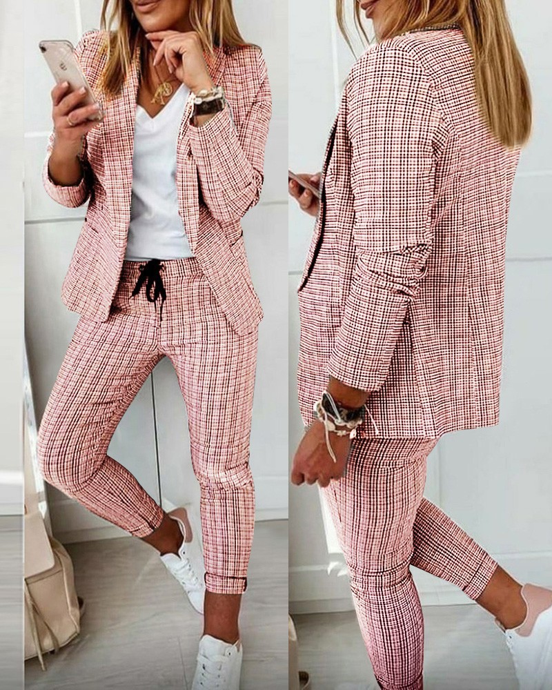 2024wish Amazon independent station new casual fashion suit small suit women's suit a large number of in stock
