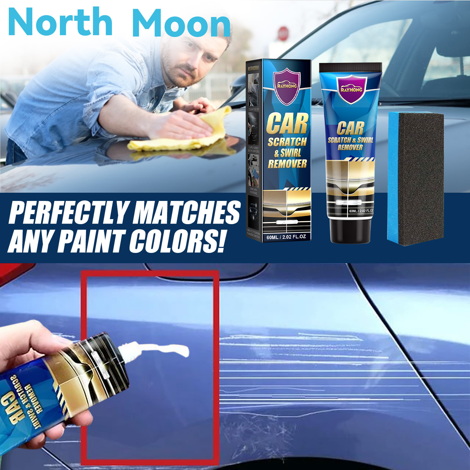 car scratch repair paste paint scratch scratch maintenance touch-up paint care wax