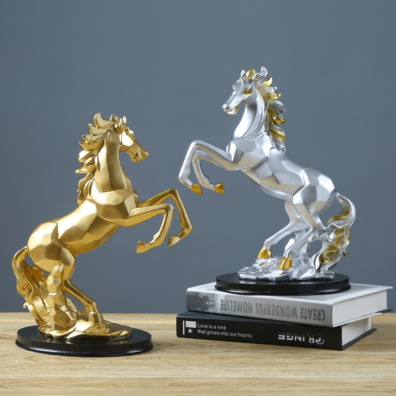 Horse Ornaments Home Decorations Zodiac Horse Office TV Cabinet Crafts Gifts Feng Shui Decoration Successful