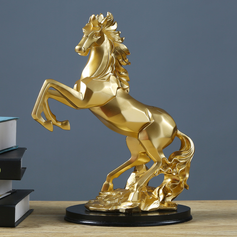Horse Ornaments Home Decorations Zodiac Horse Office TV Cabinet Crafts Gifts Feng Shui Decoration Successful - 3