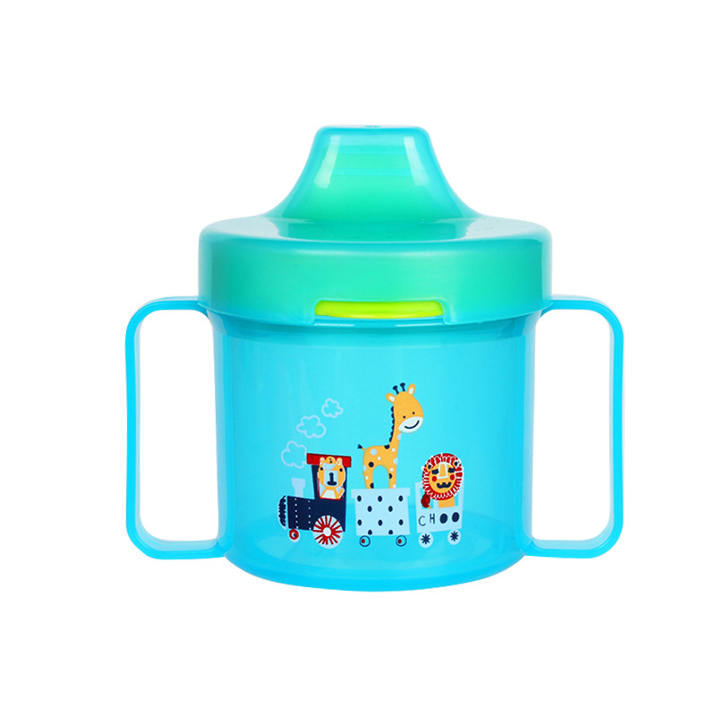 Baby's Duckbill Anti-drip Water Cup with Lid and Handle Children's Drinking Cup Duckbill Cup Drinking Cup Cross-border Exclusive - 4